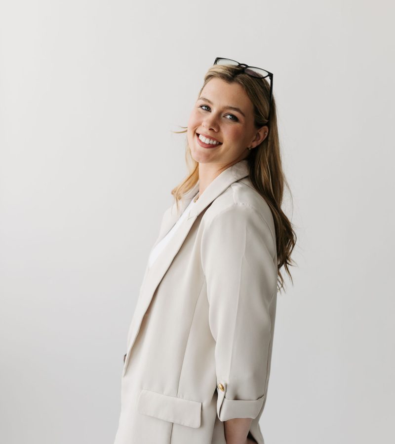 women smiling